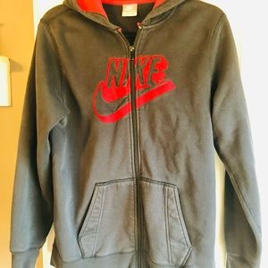Nike hoodie zip up sweatshirt